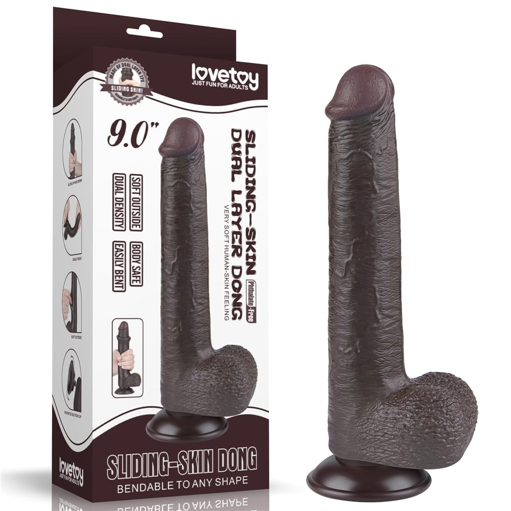 Dildo z przyssawką 22 cm Lovetoy — zdjęcie 2