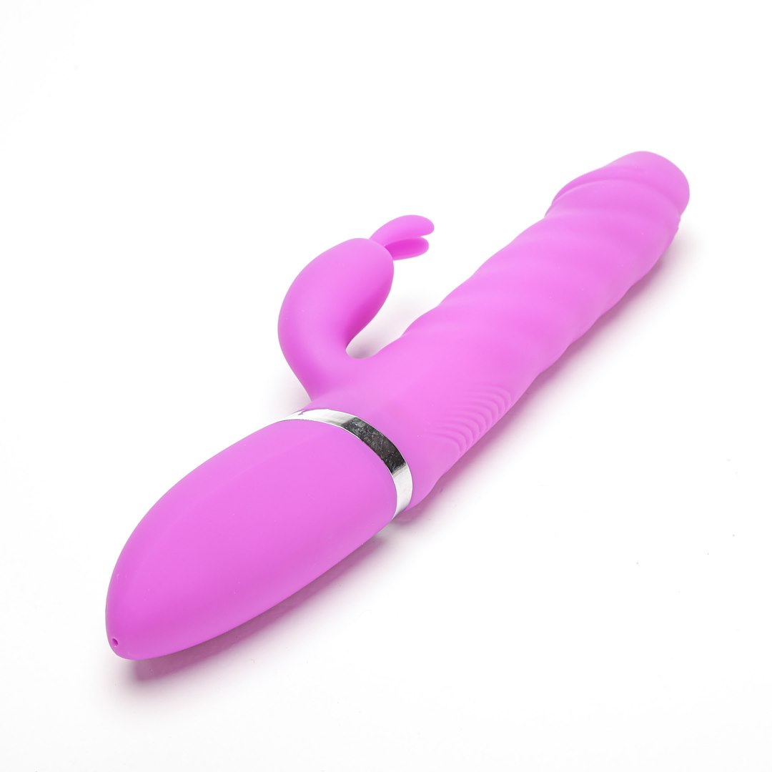 Wibrator Silikonowy Typ Króliczek Ładowany Usb Fioletowy — zdjęcie 4