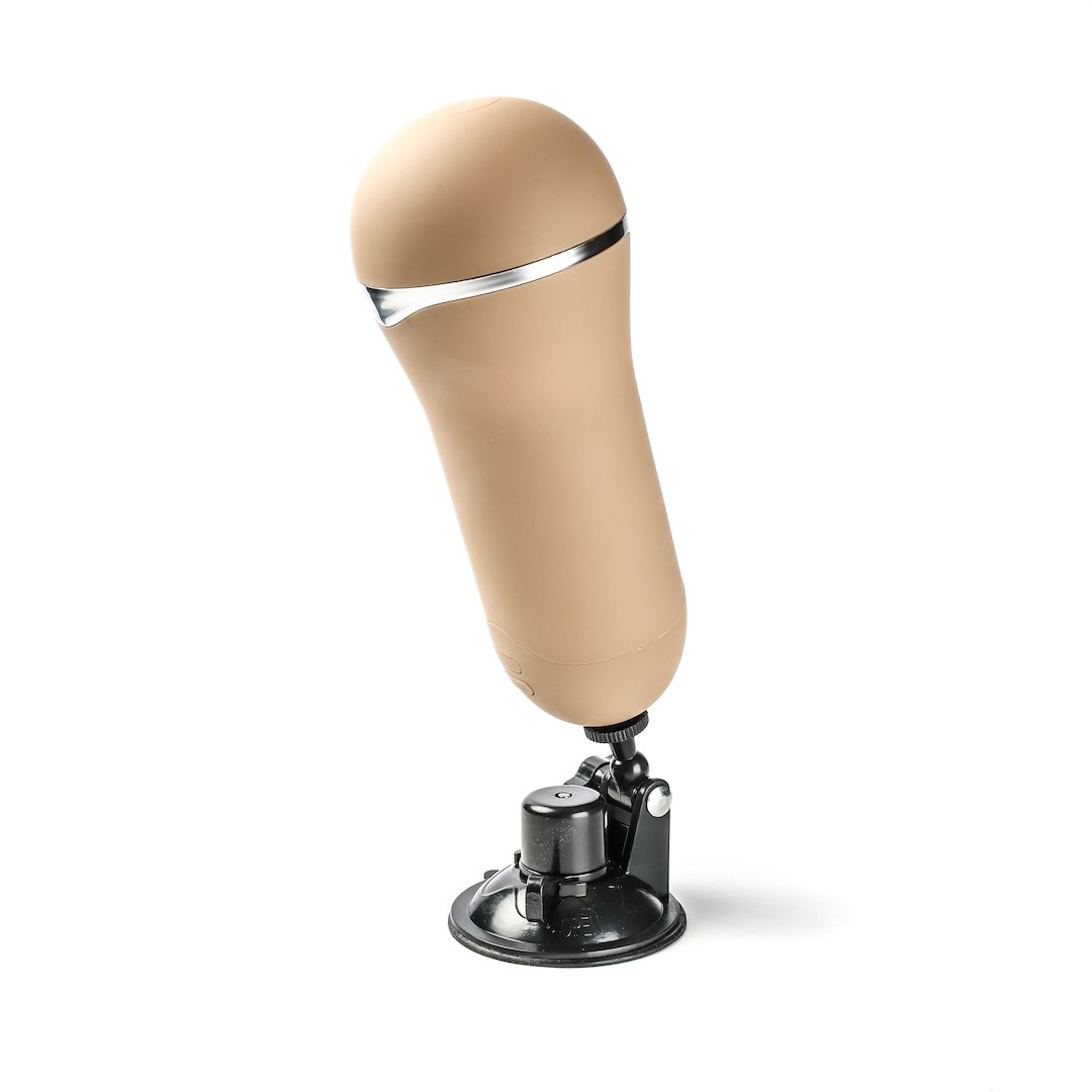 Masturbator Z Wibracją Wagina  Cyberskóra Ładowany Usb Złoty — zdjęcie 4
