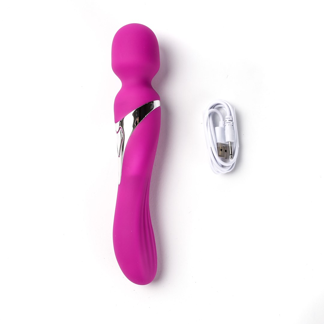 Masażer Kulowy Magiczna Różdżka Ładowany Usb Fioletowy — zdjęcie 4