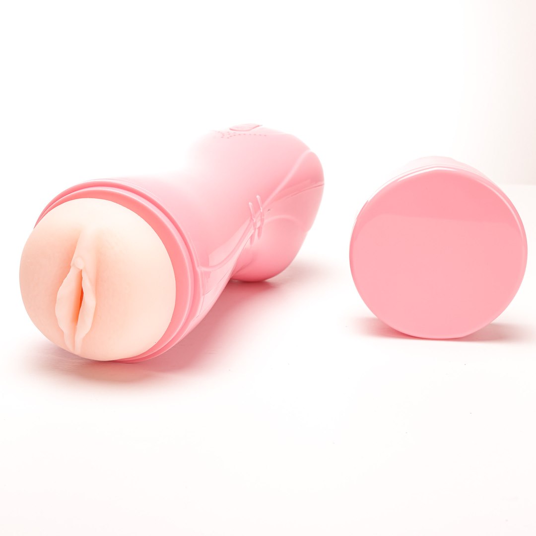 Masturbator Z Wibracją Wagina Cyberskóra Ładowany Usb Różowy — zdjęcie 4