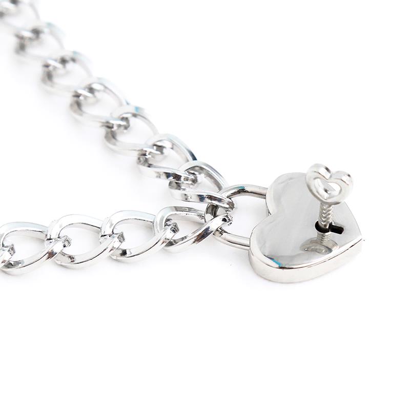 Collar with Lock Metal Size M 44 cm — zdjęcie 4