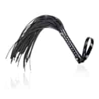 Shinny Handle Flogger 44 cm Black