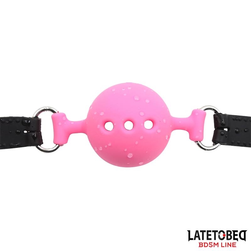 Breathable Silicone Ball Gag S - 4 cm — zdjęcie 4