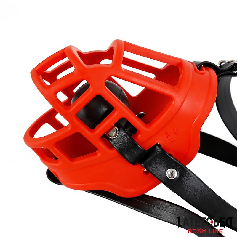 Muzzle with Breathable Gag Ball — zdjęcie 6