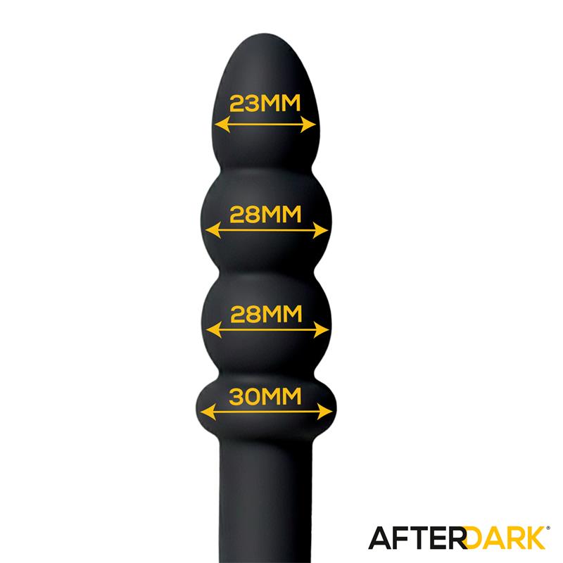 Velor Double Anal Massager Silicone — zdjęcie 4