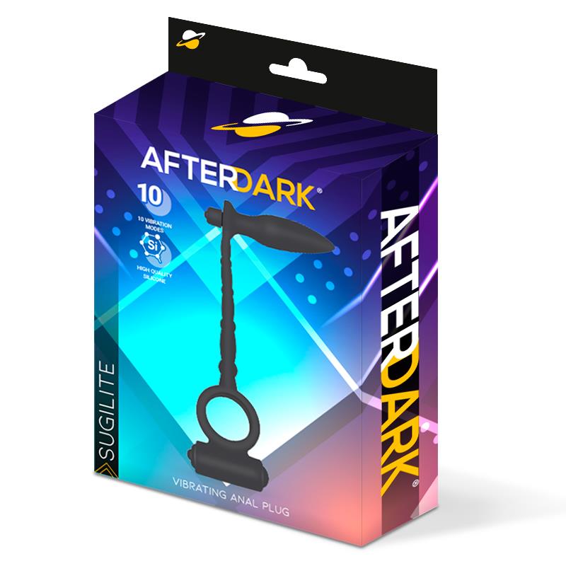 Sugilite Vibrating Anal Plug with Penis Ring with vibration — zdjęcie 4