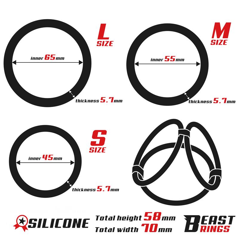 Triple Ring Silicone — zdjęcie 4