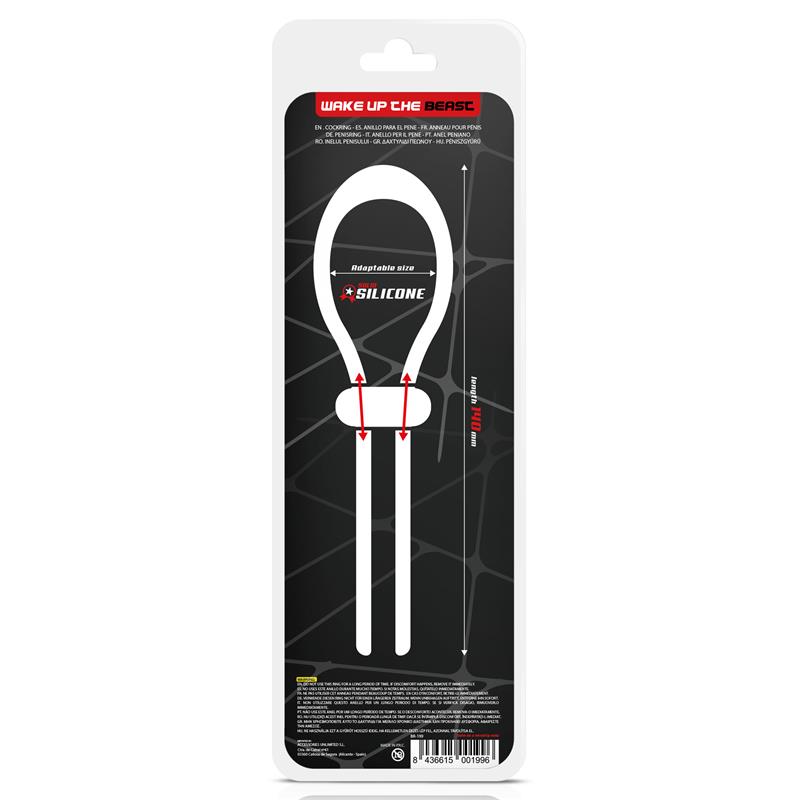 Adjustable Wider Arrest Silicone Cock Ring — zdjęcie 4