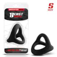 Triple Cock Ring Solid Silicone 40/35/32 mm Size S