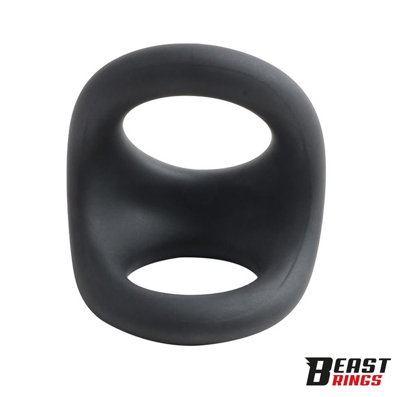 Double Penis Ring Liquid Silicone 27/30 mm — zdjęcie 4