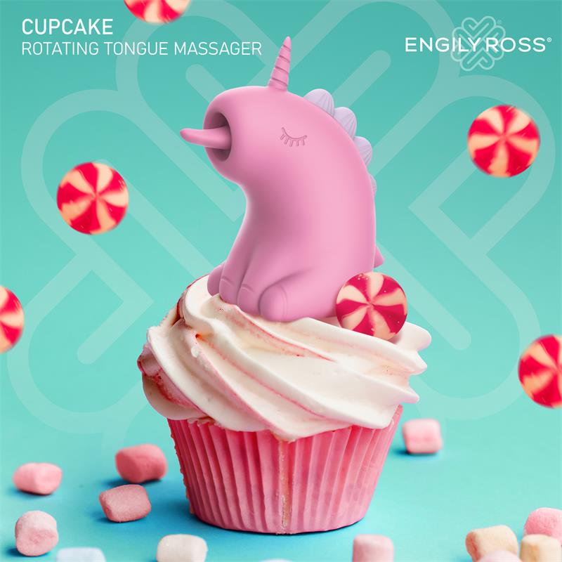 Cupcake 360º Rotating Tongue Massager — zdjęcie 4