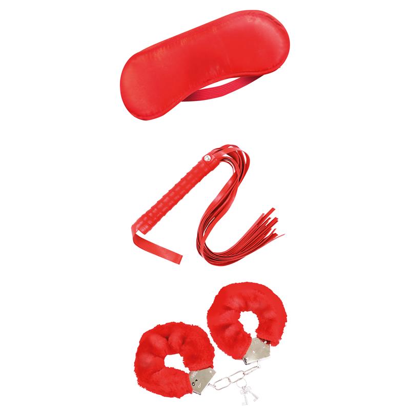 Beginners Bondage Set 3 Pieces Red — zdjęcie 4