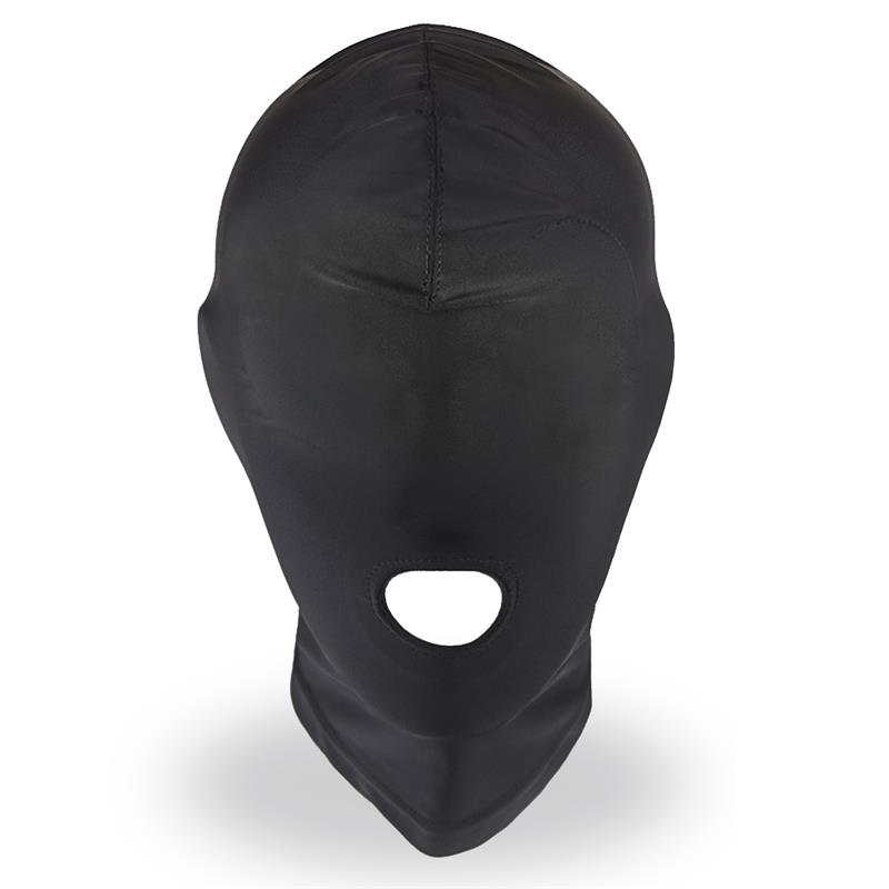 Lilith Incognito Mask with Opening in the Mouth Black — zdjęcie 4