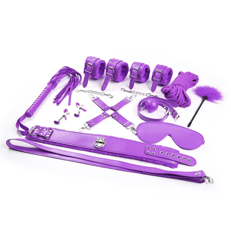 Bondage Set 10 Pieces Purple — zdjęcie 10