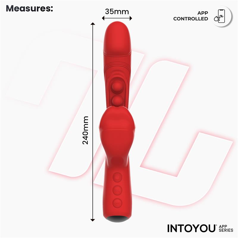 Trixy Triple Tapping Mouth Vibrator w/App Clave 26 — zdjęcie 6