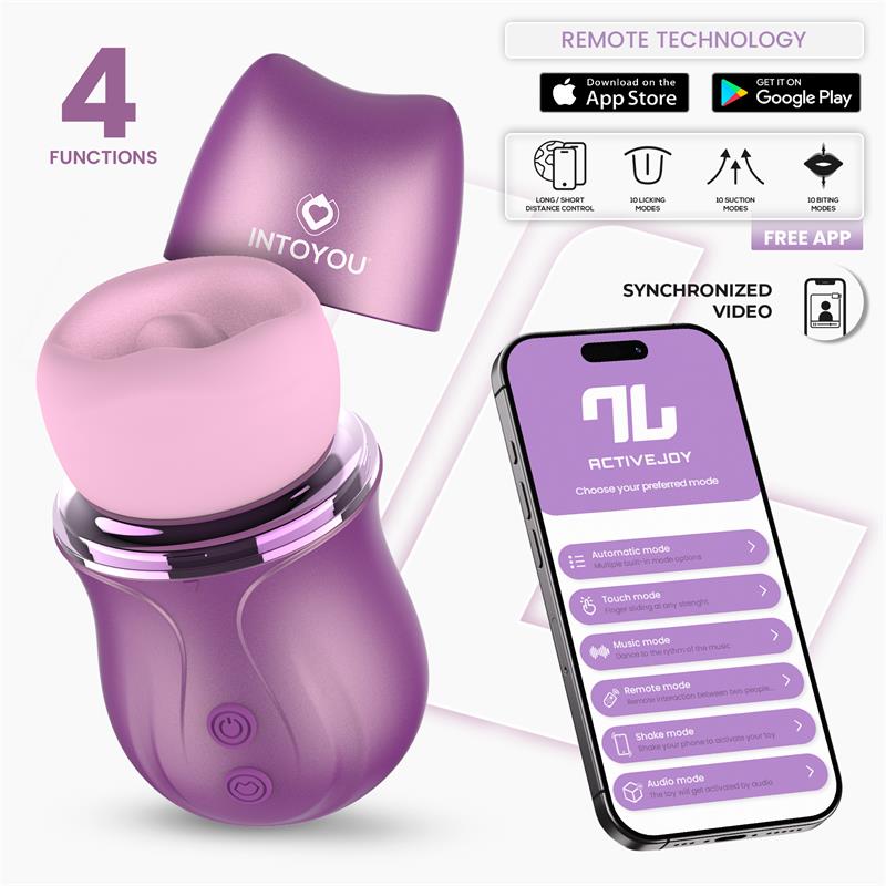 Suvi Stimulator with Licking, Biting, Suction and Vibration USB-C with APP — zdjęcie 6