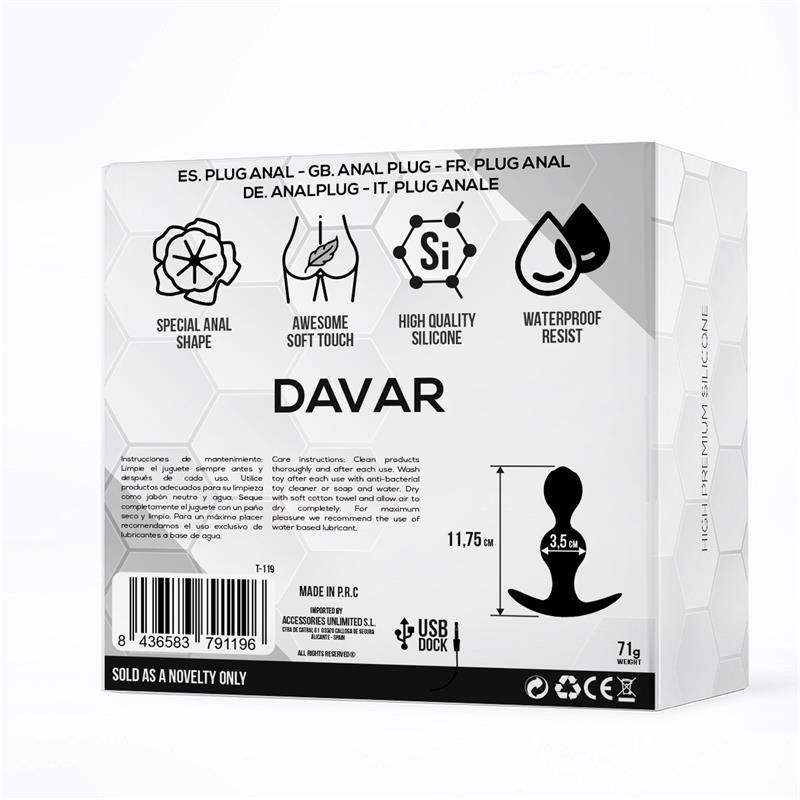 Davar Anal Plug Silicone — zdjęcie 4