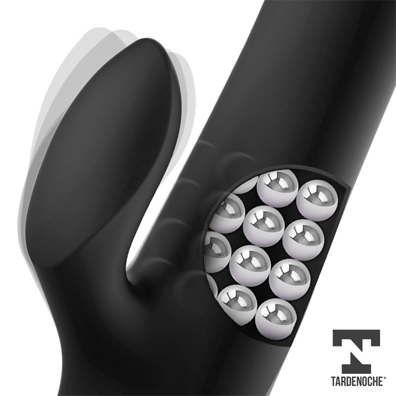 Squidy Vibe with Thrusting Movement and Rotating Beads USB Silicone — zdjęcie 4