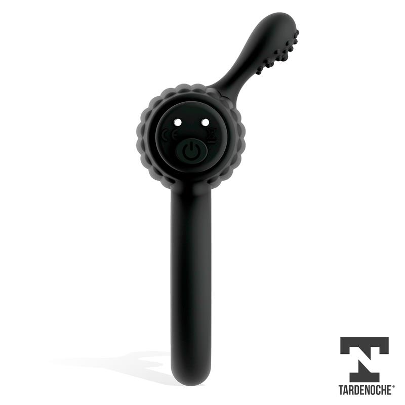 Dully Vibrating Penis Ring Silicone Magnetic USB — zdjęcie 4