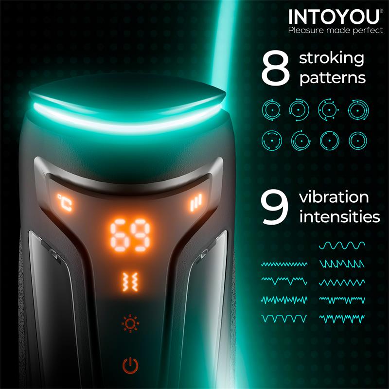 INTOYOU Conor Male Masturbator with Thrusting, Vibration and Heat Function — zdjęcie 7
