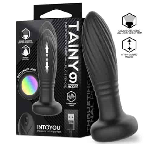 Tainy Thrusting Led Lighted Anal Plug Remote Cl,72