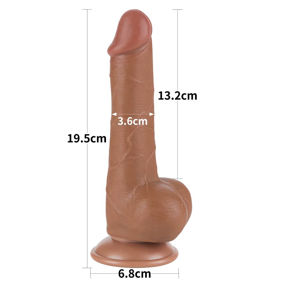 Dildo z przyssawką 19,5 cm Lovetoy — zdjęcie 3
