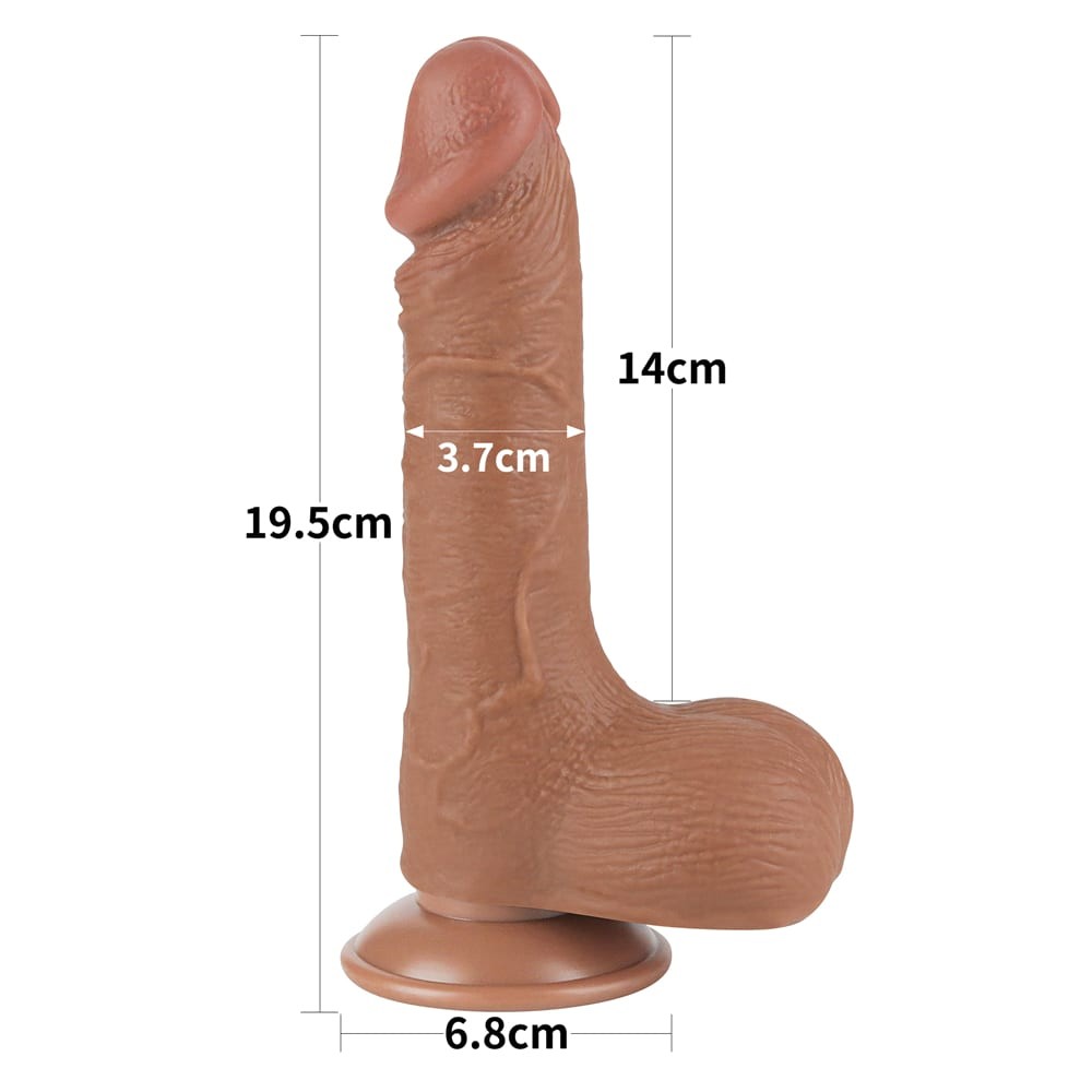 Dildo z przyssawką 19,5 cm Lovetoy — zdjęcie 3