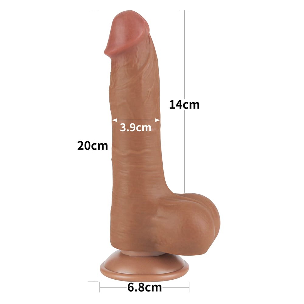 Dildo z przyssawką 20,8 cm Lovetoy — zdjęcie 3