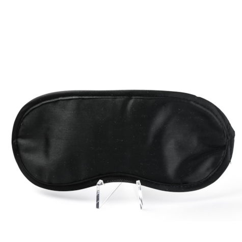 Maska Na Oczy Satynowa Czarna