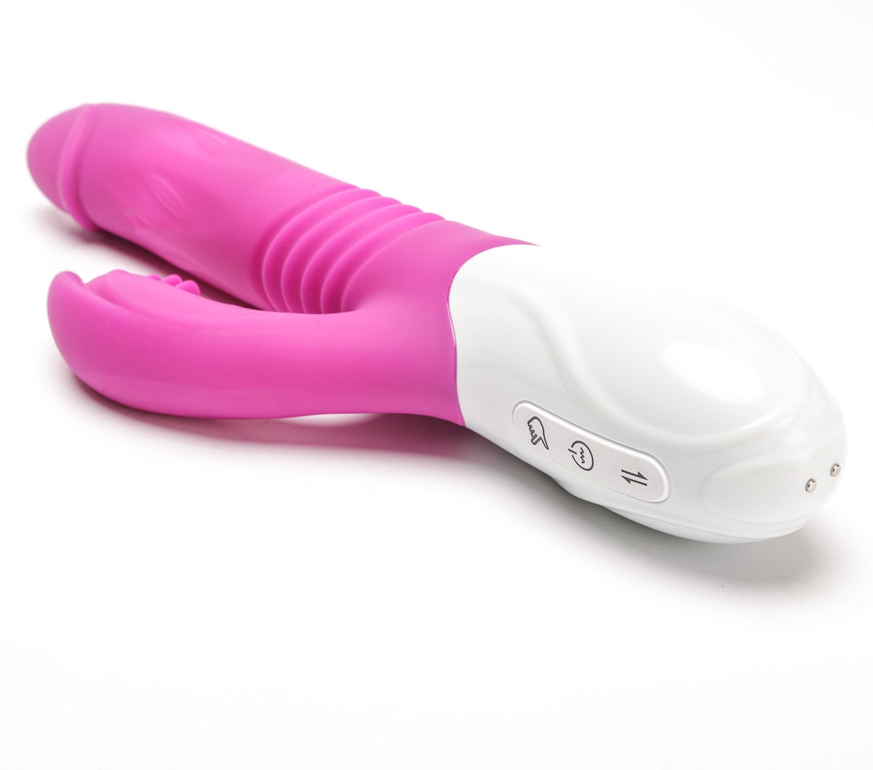 Wibrator Silikonowy Typ Króliczek Ładowany Usb Fioletowy — zdjęcie 5
