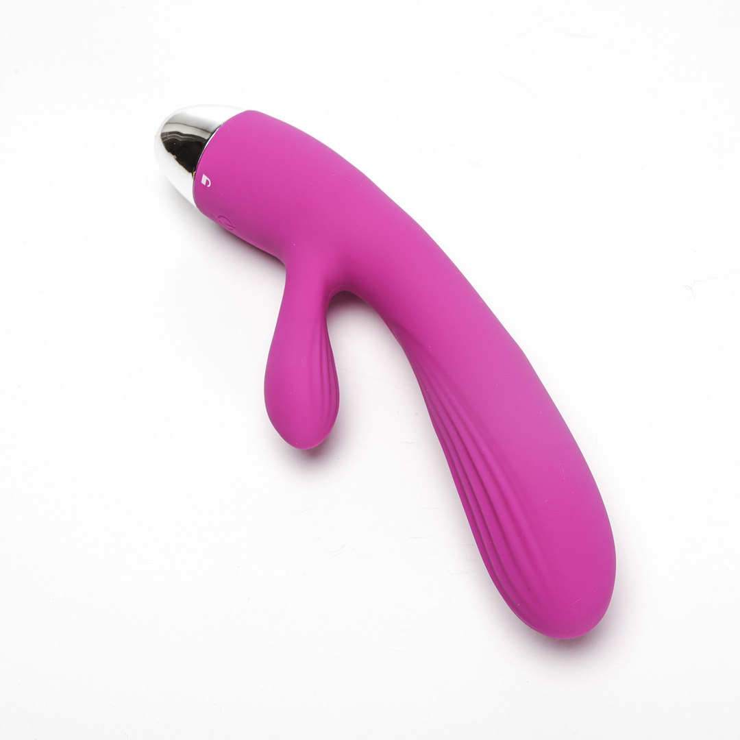 Wibrator Silikonowy Typ Króliczek Ładowany Usb Fioletowy — zdjęcie 5