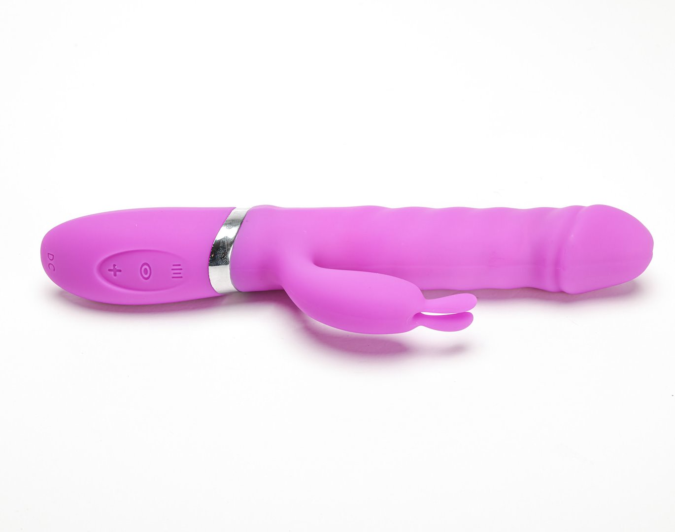 Wibrator Silikonowy Typ Króliczek Ładowany Usb Fioletowy — zdjęcie 5
