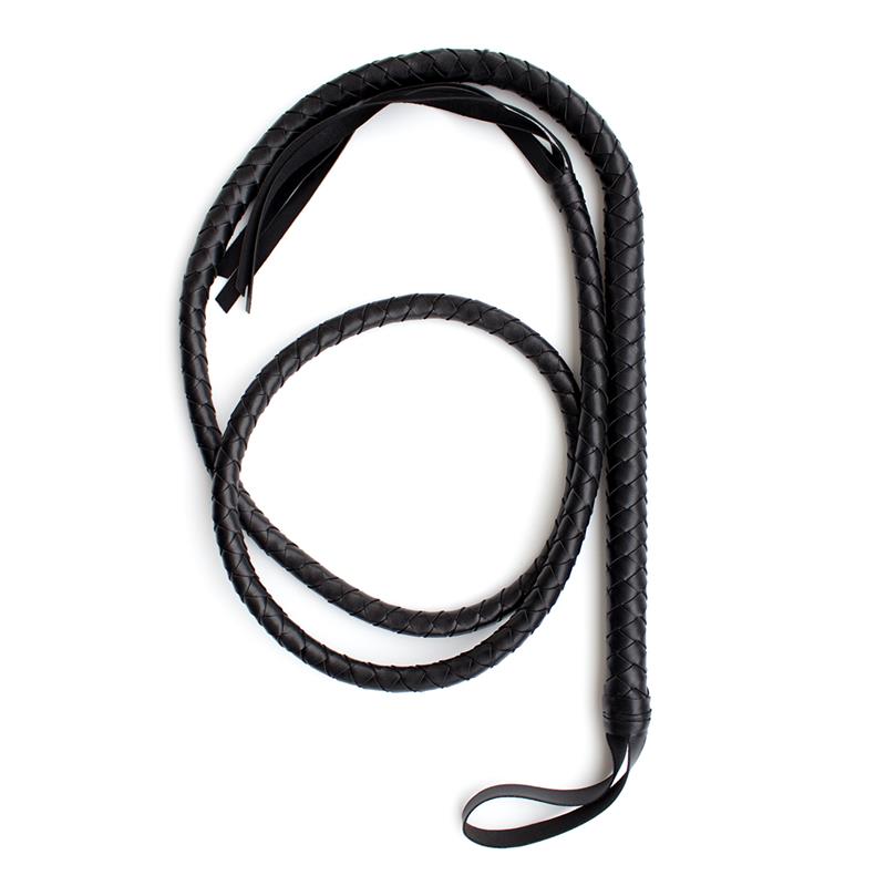 LATETOBED BDSM LINE - Whip 2 meters Black