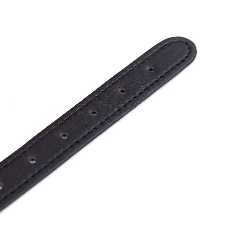 Collar with Spikes Adjustable 43 cm Black — zdjęcie 5
