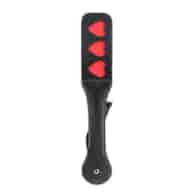 Vegan Leather Paddle with Hearts 32 cm