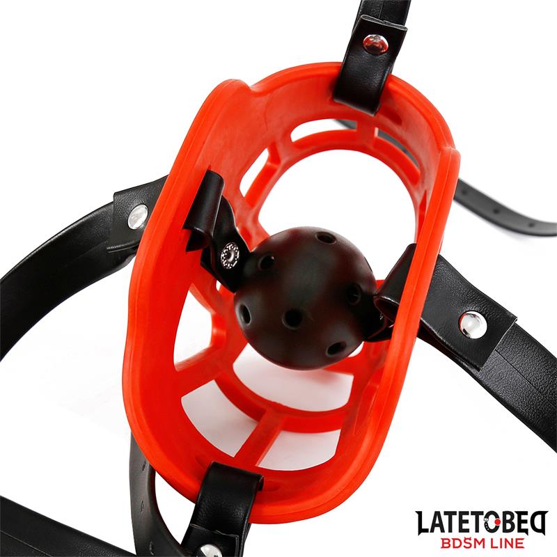 Muzzle with Breathable Gag Ball — zdjęcie 7