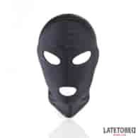 Open Mouth and Eyes Hood Black