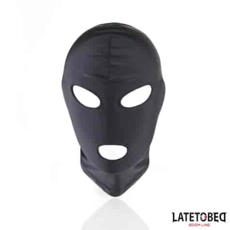 Open Mouth and Eyes Hood Black