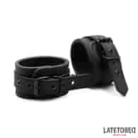 Solid black wrist