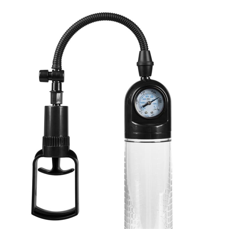 Manual Penis Pump with Valve PSX03 Crystal — zdjęcie 5