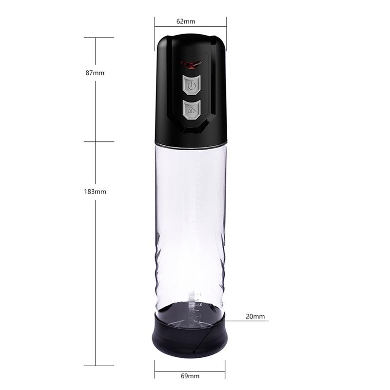 PSX10 Automatic Penis Pump Crystal — zdjęcie 5