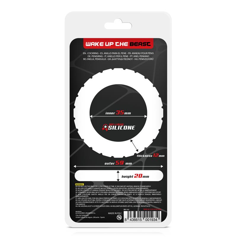 Cock Ring Turbine Liquid Silicone 35 mm — zdjęcie 5