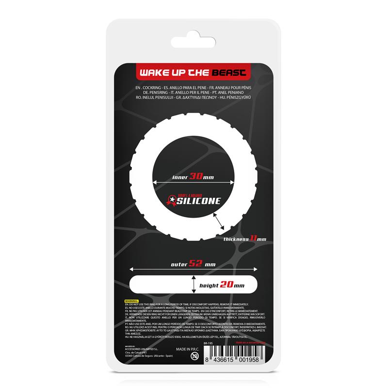 Penis Ring Turbine Liquid Silicone 30 mm — zdjęcie 5