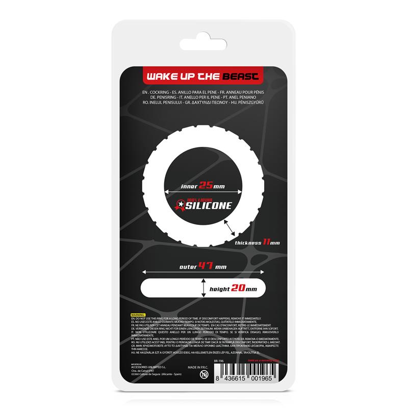 Penis Ring Turbine Liquid Silicone 25 mm — zdjęcie 5
