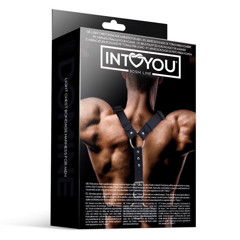 Fabrio Male Chest Bondage Harness Vegan Leather — zdjęcie 5