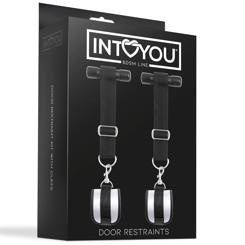 INTOYOU BDSM LINE - Door Restraint Kit with Adjustable and Removable Cuffs