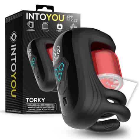 Torky Compressing Rotating Masturbator with App