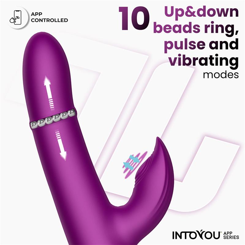 Sendel Vibe with Up and Down Internal Beads Ring and Pulsation with App — zdjęcie 5