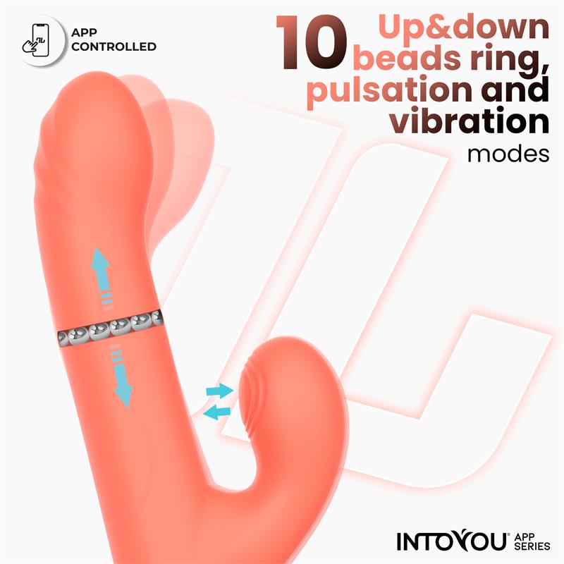 Mindy Vibe with Up and Down Beads Ring, Finger and Pulsation with APP — zdjęcie 5